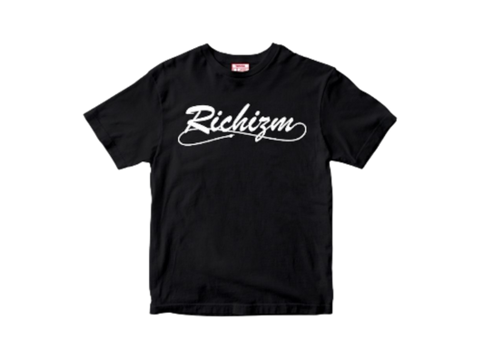 RICHIZM Richizm Script Tee – Black Edition