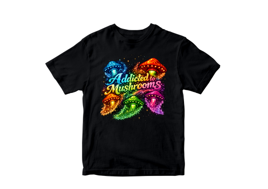 A2G ADDICTED 2 GRINDIN – Addicted to Mushrooms Tee