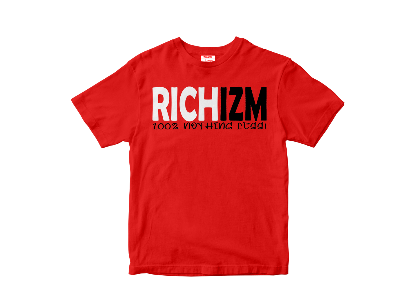 100% Nothing Less Red Tee