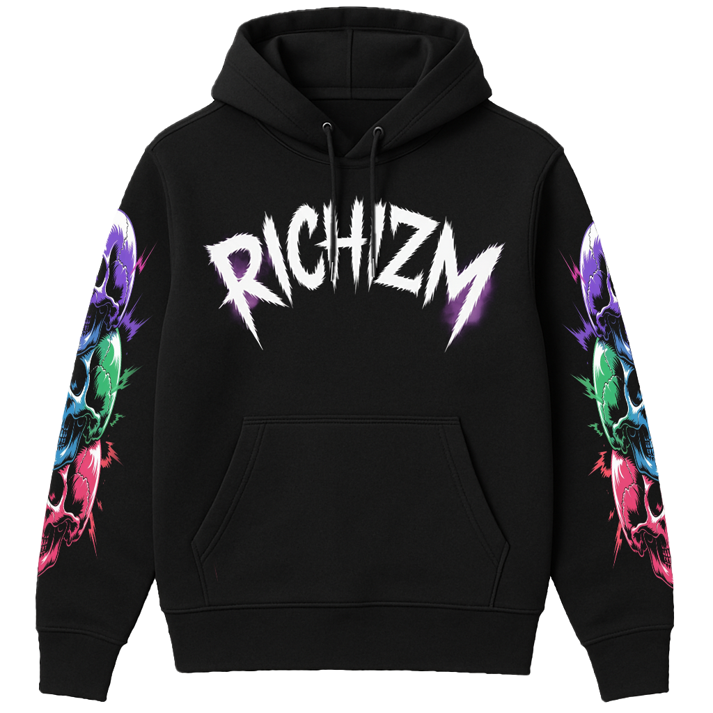 RICHIZM Neon Skull King Hoodie