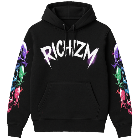 RICHIZM Neon Skull King Hoodie
