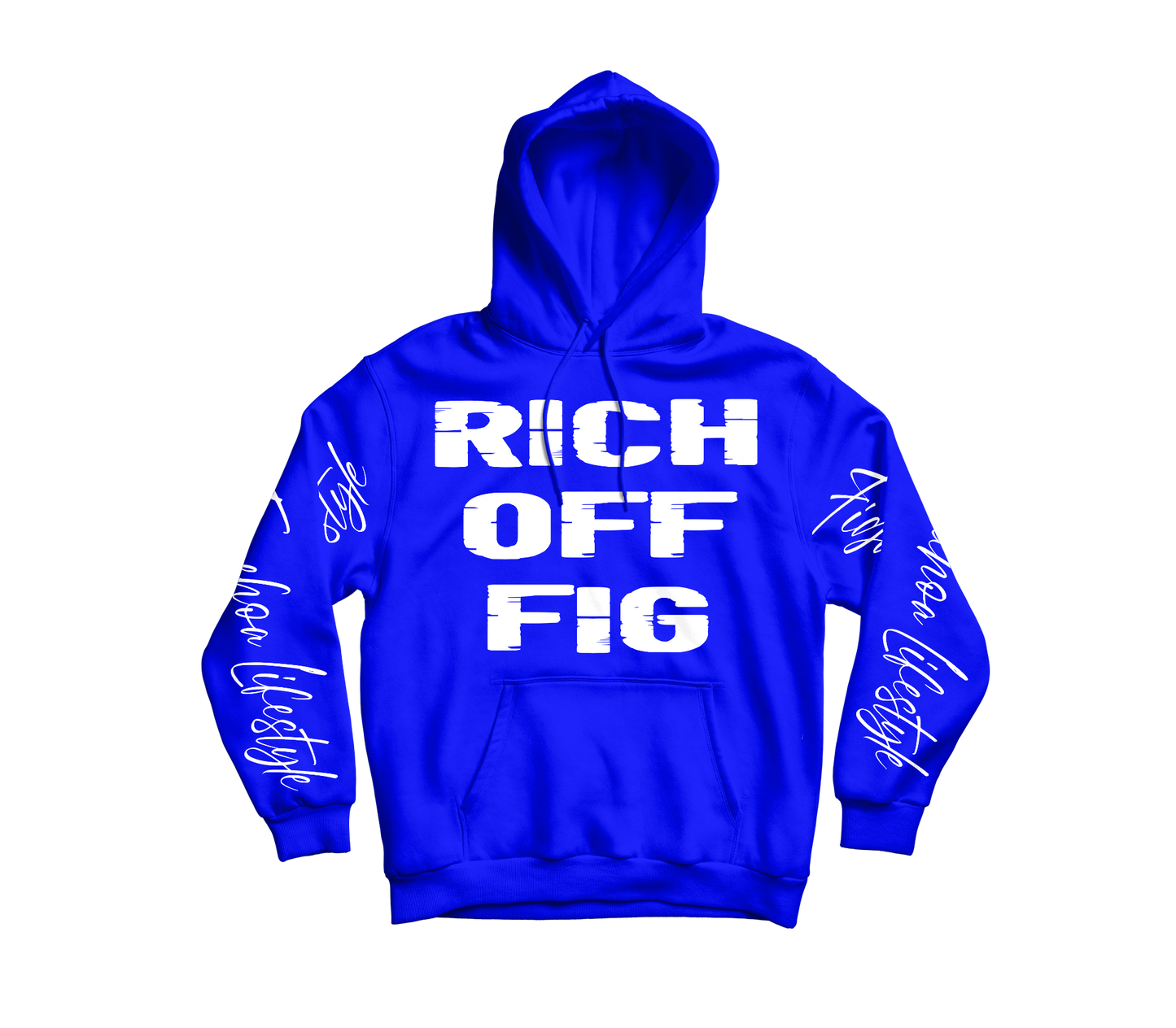 FIGUEHOA LIFESTYLE Rich Off Fig Royal Hoodie