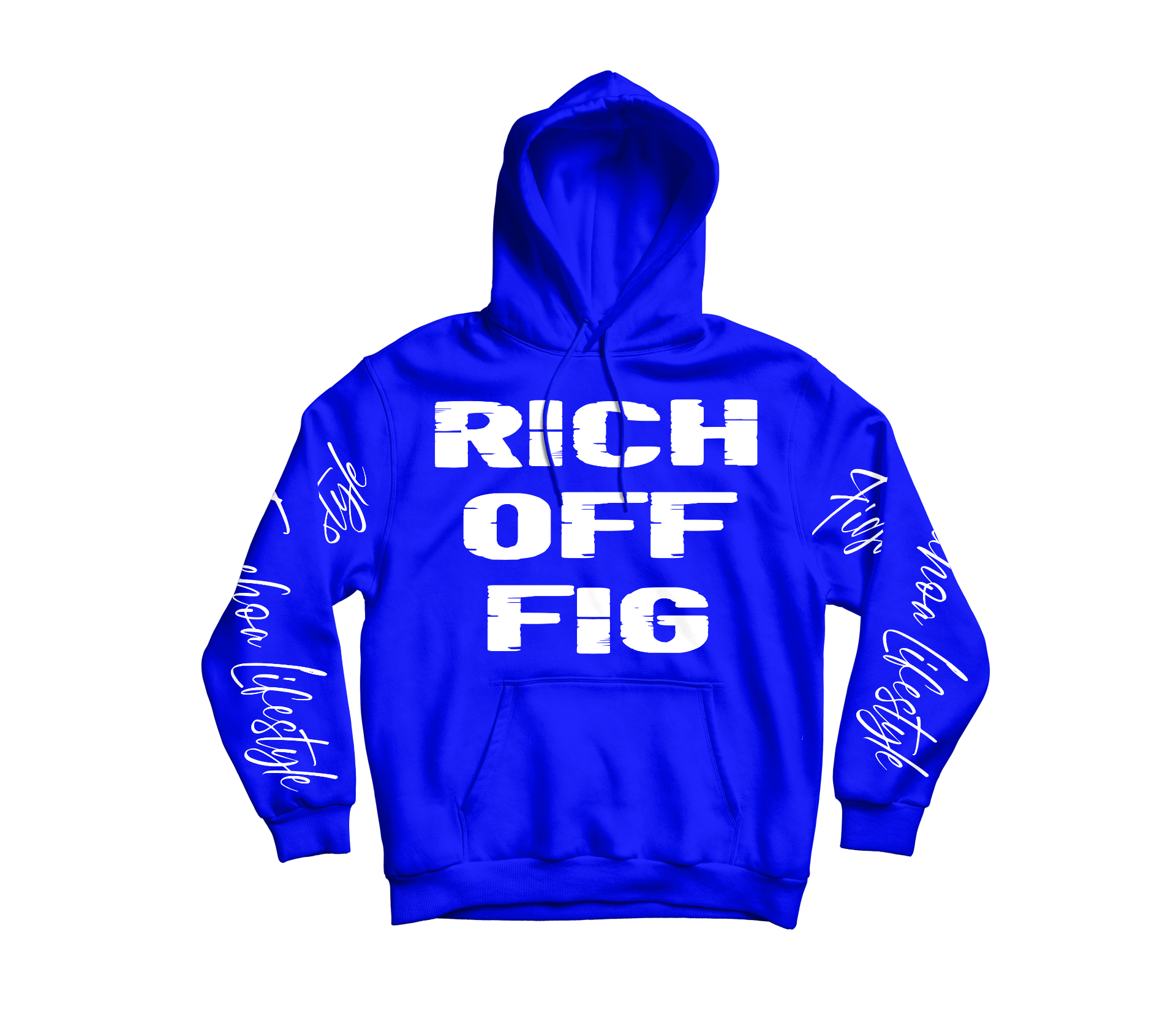 FIGUEHOA LIFESTYLE Rich Off Fig Royal Hoodie